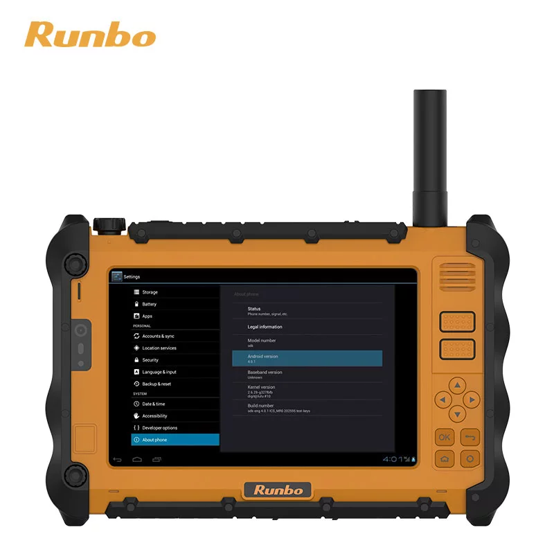 Runbo P2 - Rugged 7" GNSS RTK Rugged Android Tablet with DMR + UNF/VHF